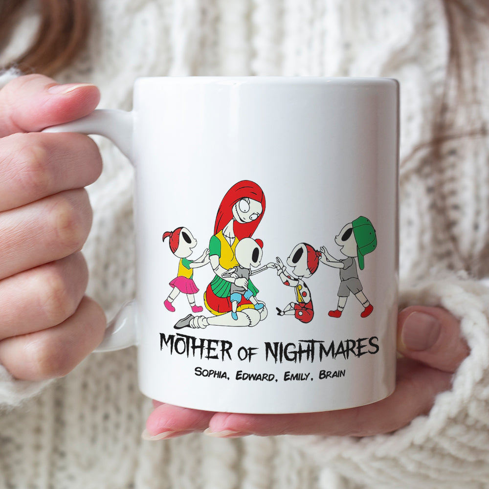 Dad Mom And Children 02QHDT230323 Personalized Black Coffee Mug