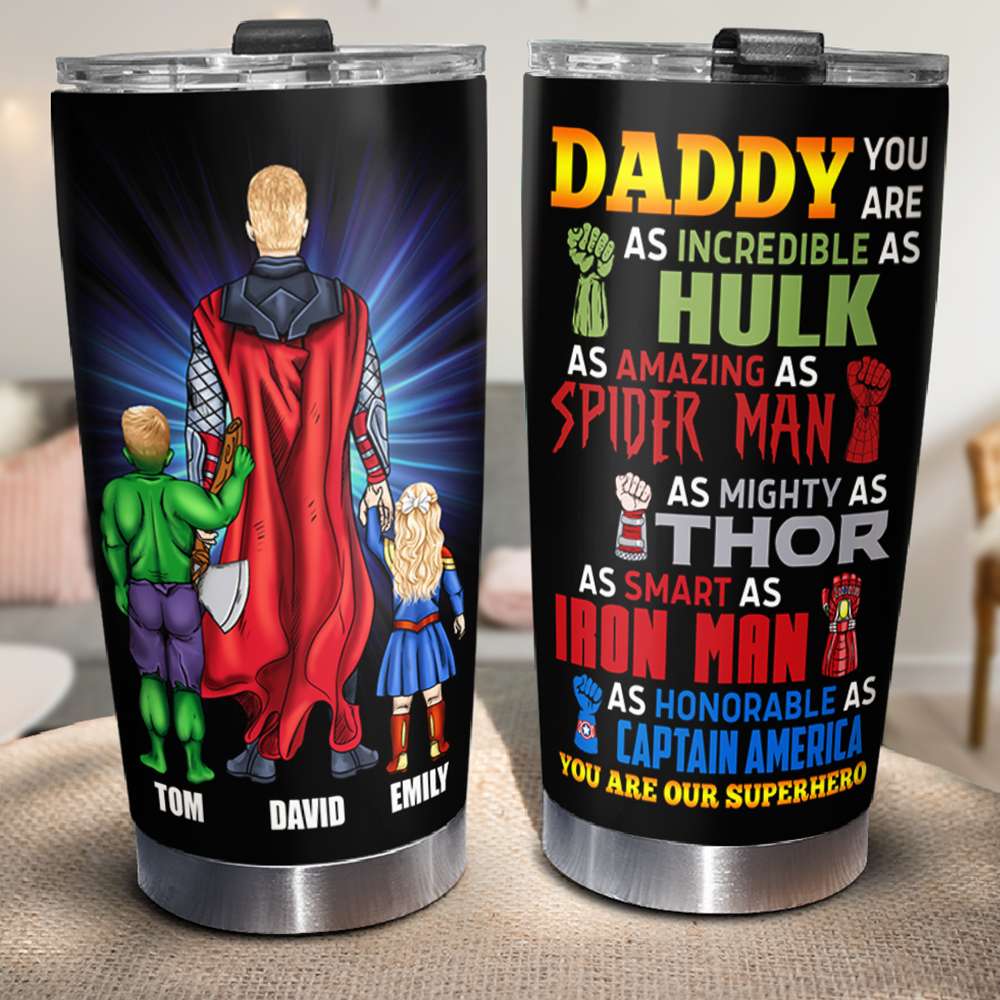 Personalized Gifts For Dad Tumbler Cup 11ACDT230523TM Father's Day Gifts