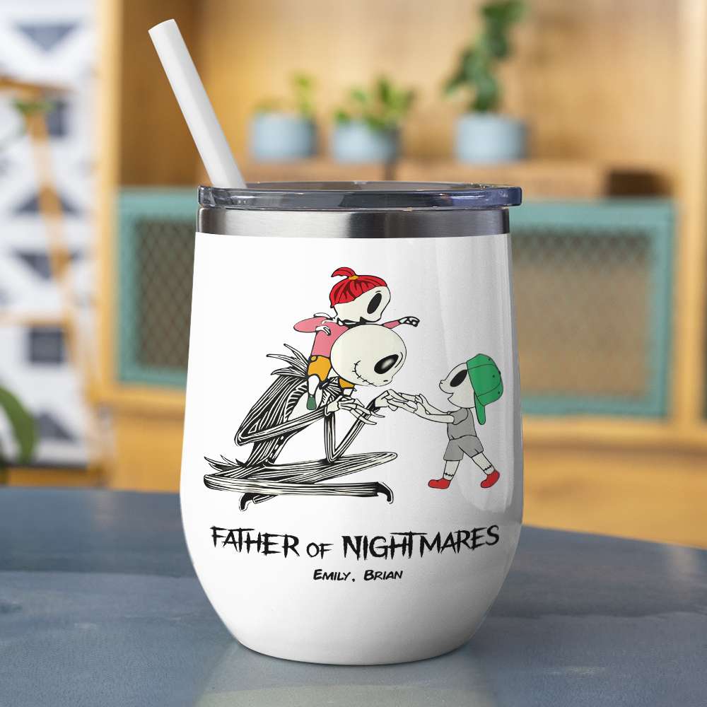 Dad Mom And Children 02QHDT230323 Personalized Black Coffee Mug