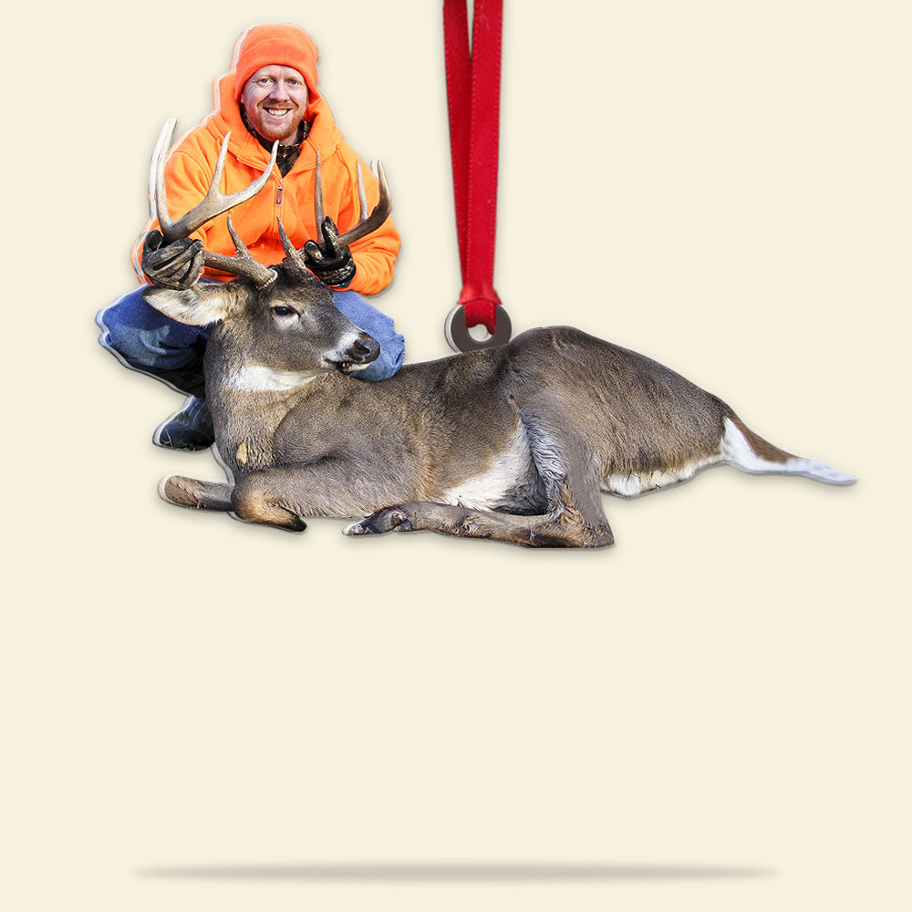 Hunting Trip - Personalized Acrylic Ornament - Upload Image