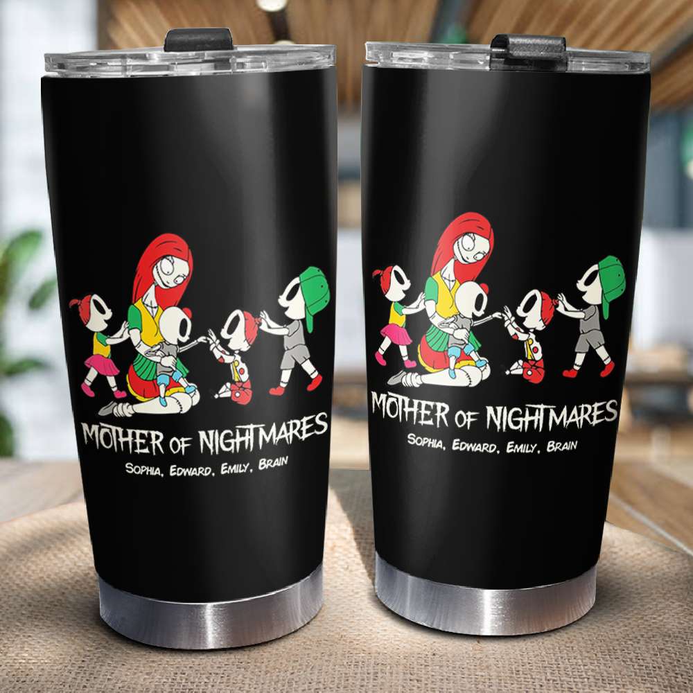 Dad Mom And Children 02QHDT230323 Personalized Black Coffee Mug