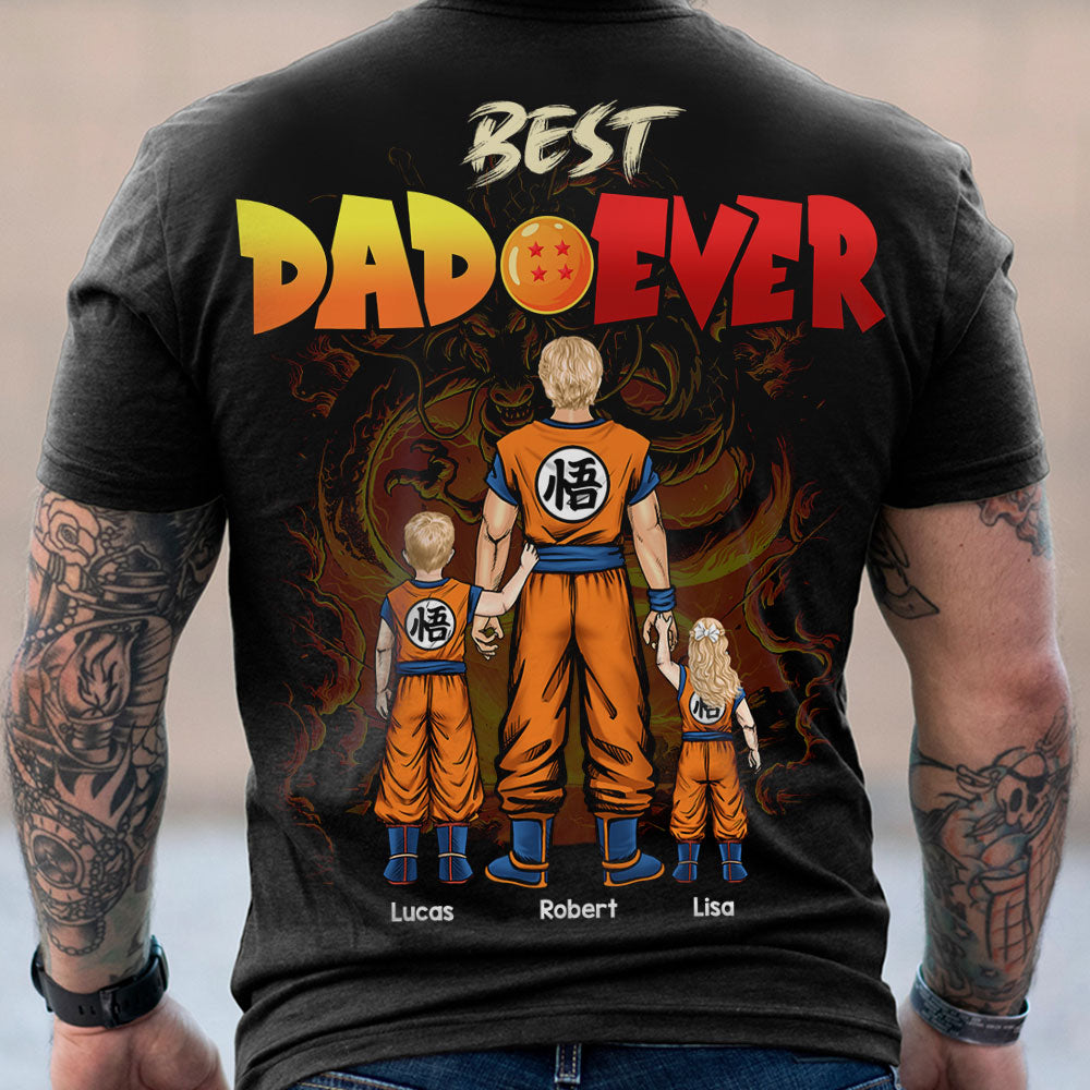 Personalized Gifts For Father Shirt Best Dad Ever 022HUTI020424HH GRER2005