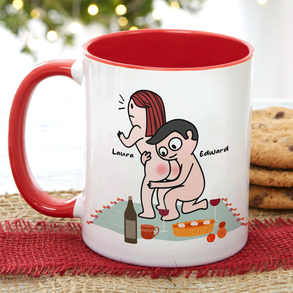 I Really Love Your Butt Personalized Mug, Funny Gift For Couple