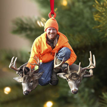 Hunting Trip - Personalized Acrylic Ornament - Upload Image