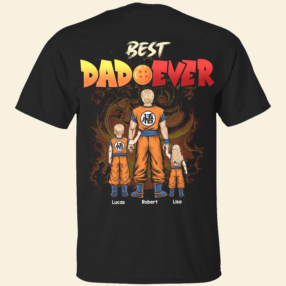 Personalized Gifts For Father Shirt Best Dad Ever 022HUTI020424HH GRER2005