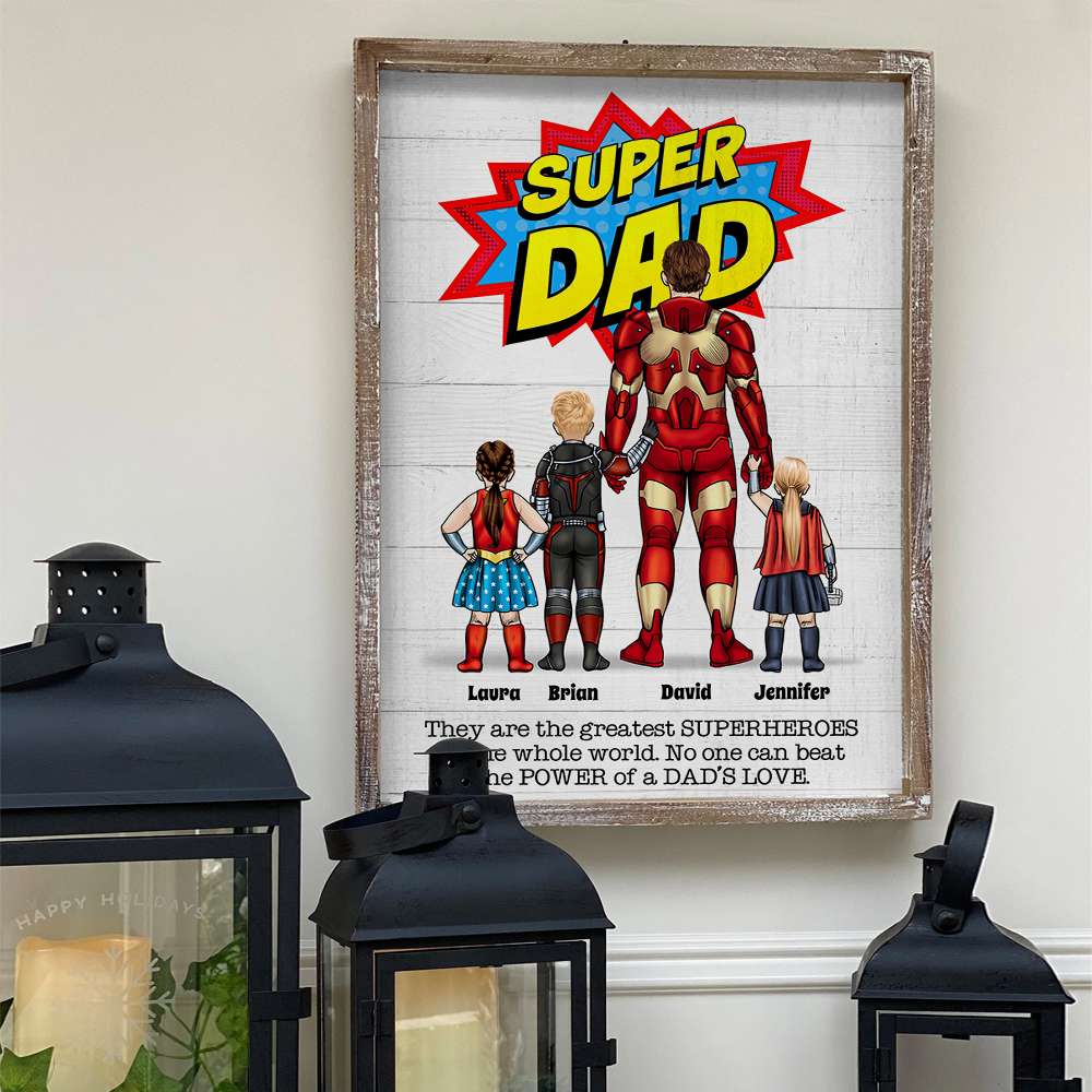 Super Mom Canvas Prints - Personalized Gifts For Mother's Day 04HUDT010323TM