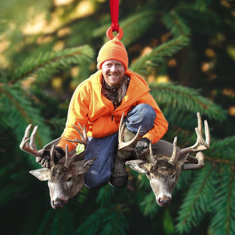 Hunting Trip - Personalized Acrylic Ornament - Upload Image