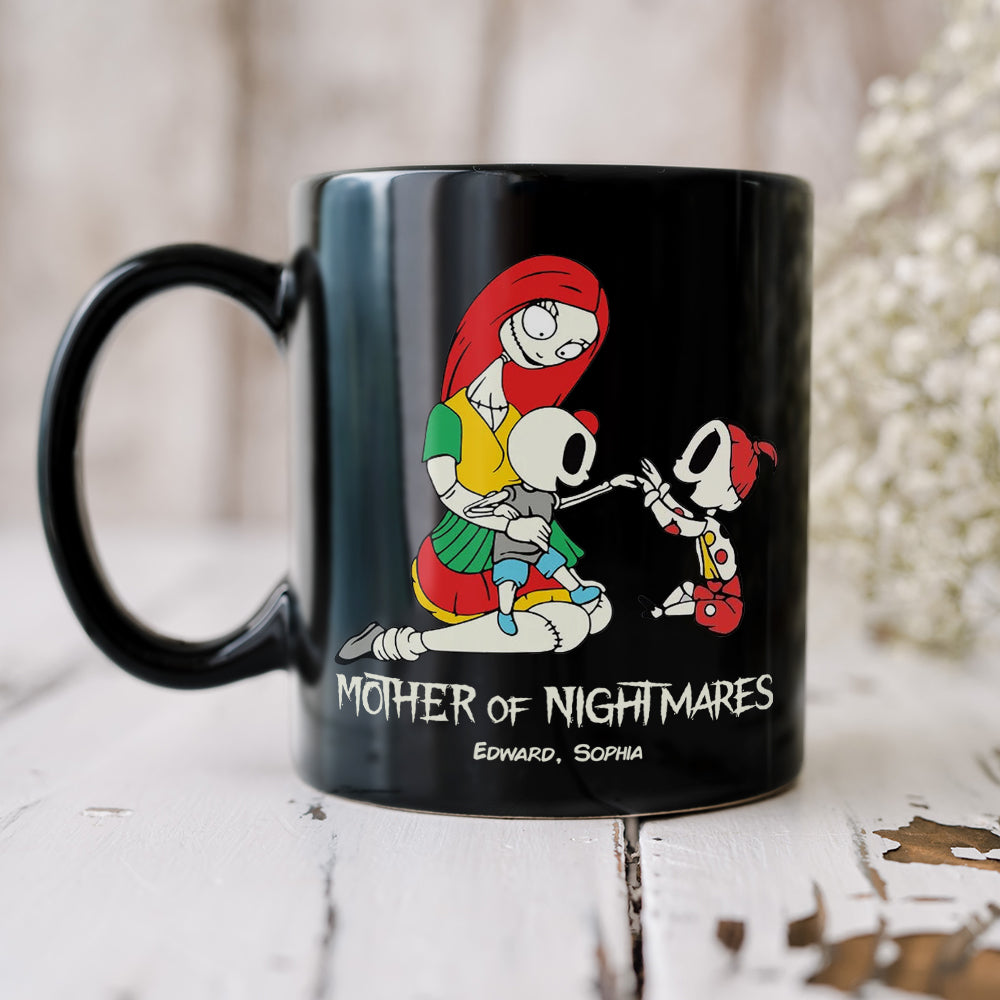 Dad Mom And Children 02QHDT230323 Personalized Black Coffee Mug