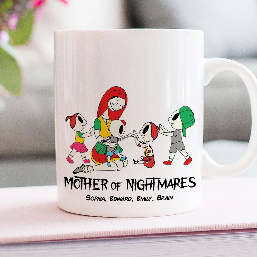 Dad Mom And Children 02QHDT230323 Personalized Black Coffee Mug