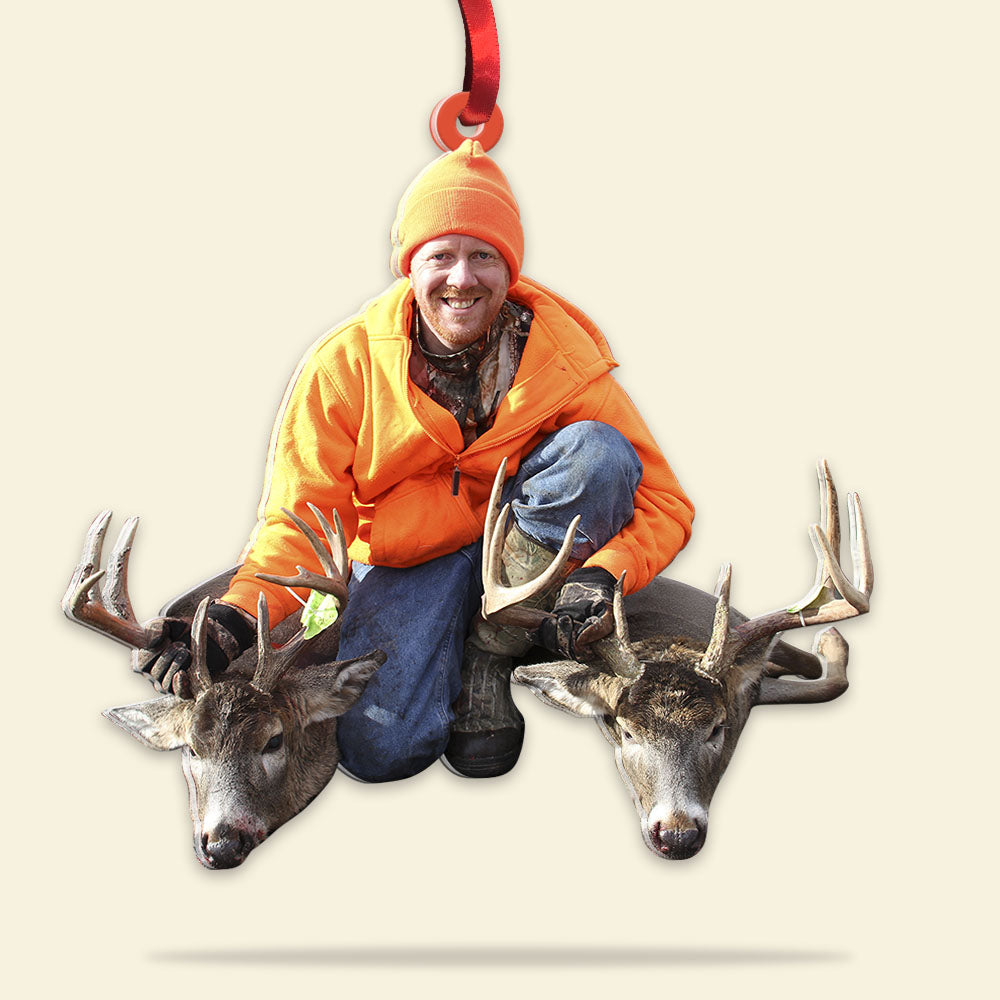 Hunting Trip - Personalized Acrylic Ornament - Upload Image
