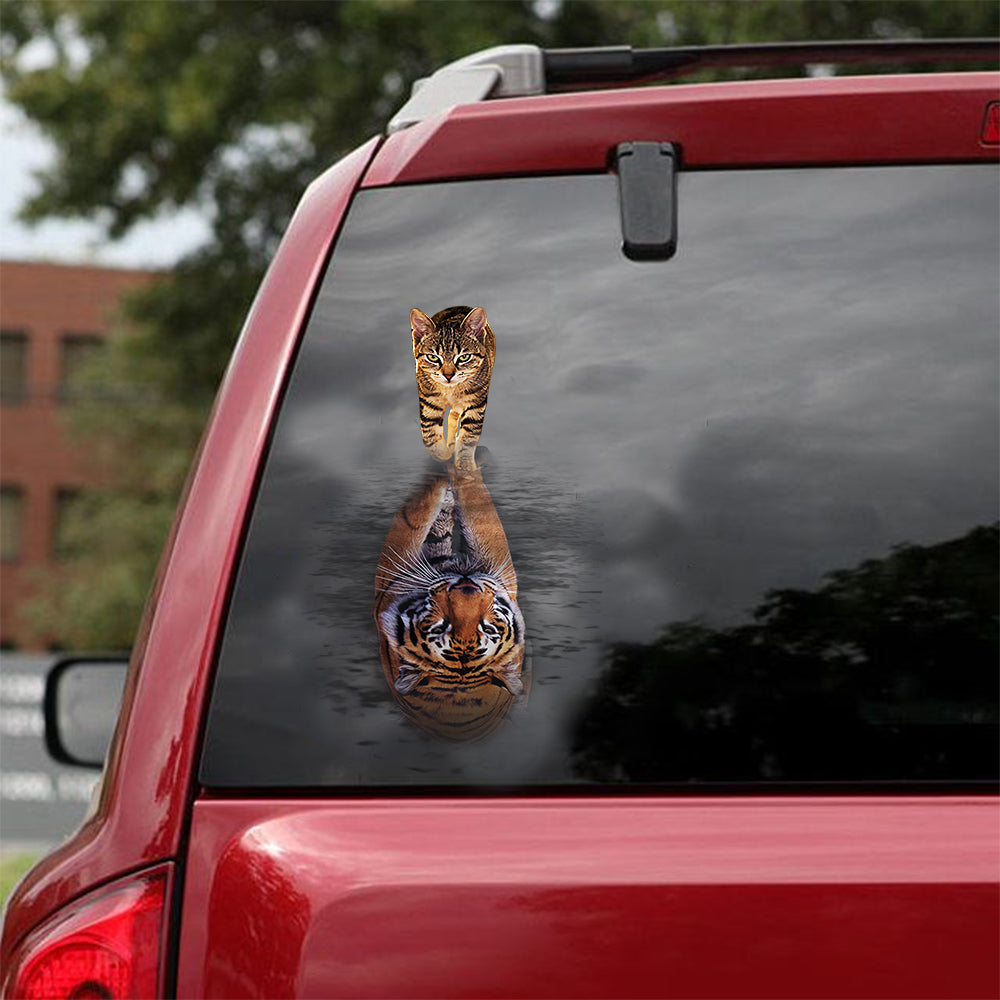Bengal Cat Stickers For Cars Funny Birthday Memes Sticker Label Maker Customized Gifts