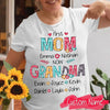 PresentsPrints, First Mom Now Grandma, Custom Name, Mother&#39;s Day gift, Personalized T-Shirt