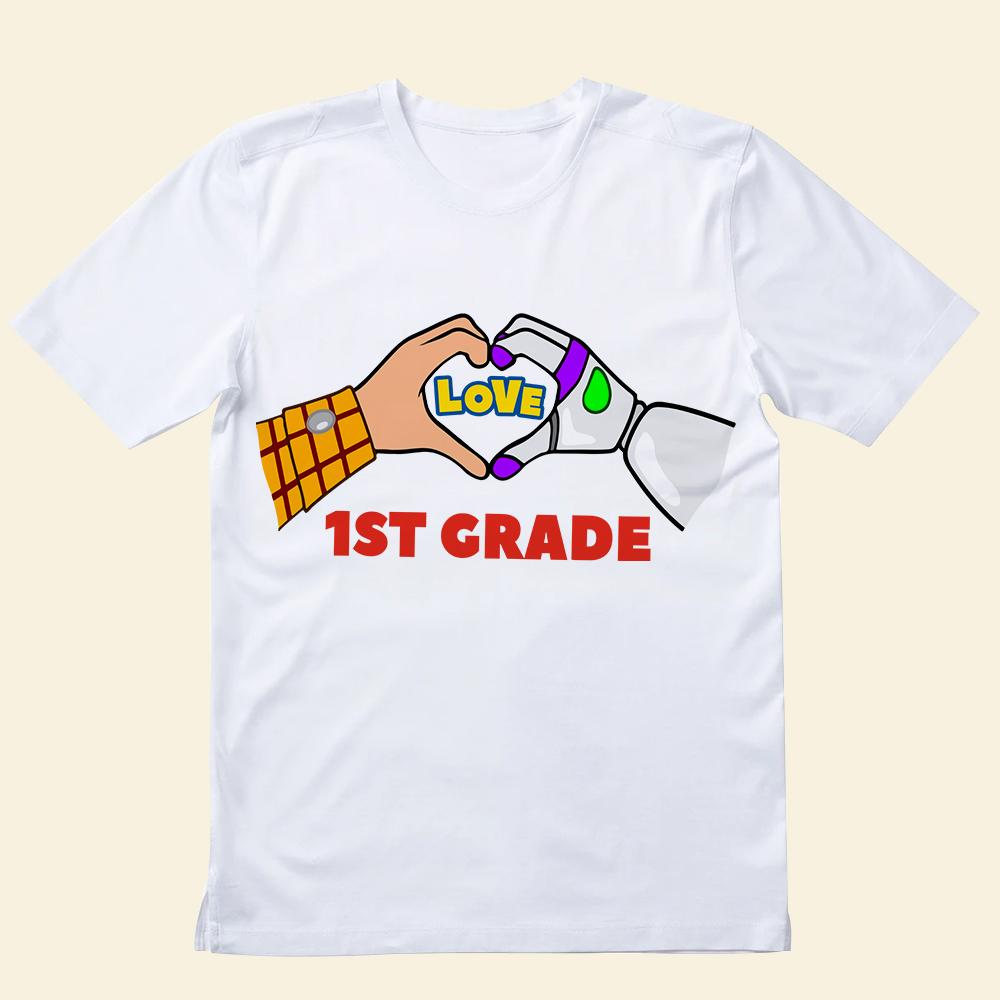 PresentsPrints, Teacher Love 1st Grade Shirts