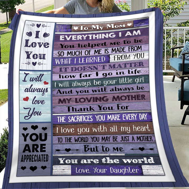 PresentsPrints, Happy Mother's Day - Fleece Blanket