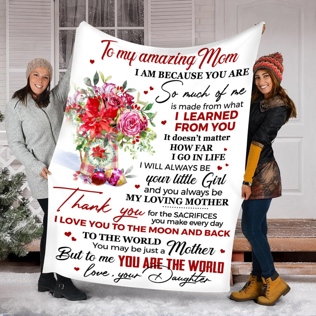 PresentsPrints, To My Amazing Mom - Fleece Blanket
