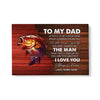 PresentsPrints, Father and son fishing partners for life, Custom Bass Fishing decor canvas, To my Dad, unique gifts ideas for Father&#39;s day