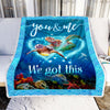 Turtle Blanket, You and Me We Got This Fleece Blanket