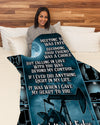 Gift For Couple Blanket, Oilfield Man Husband Meeting You Was Fate, Gift For Wife Husband
