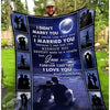Valentine Gift - Can Not Live Without You Fleece Blanket - Quilt Blanket