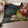 My Husband Cadinal Couple With Protea Flower You Are My Life Gift From Wife Fleece Blanket - Quilt Blanket