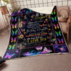 My Husband Butterfly Once Upon A Time Happily Ever After Gift From Wife Fleece Blanket - Quilt Blanket