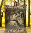 You And Me We Got This Fleece Blanket - Quilt Blanket,