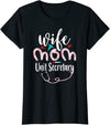 PresentsPrints, Nurses Womens Wife Mom Unit Secretary Mom Mothers Day Nurses, Nurse T-Shirt