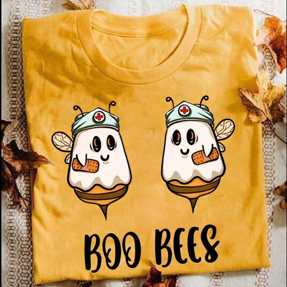 PresentsPrints, Boo beer Nurse ghost happy Halloween, Nurse T-Shirt