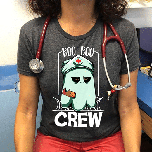 PresentsPrints, Nurse's day boo boo crew, Nurse T-Shirt