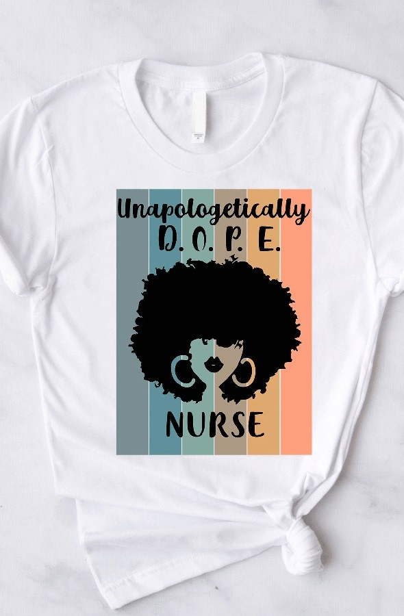 PresentsPrints, Queen diva vintage unapologetically dope nurse, Nurse T-Shirt