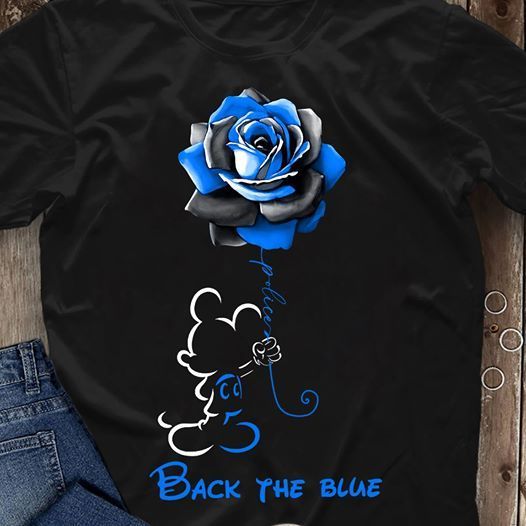 PresentsPrints, Mickey mouse Nurses Rose back the blue, Nurse T-Shirt