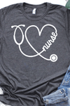 PresentsPrints, Heart a nurse, Nurse T-Shirt