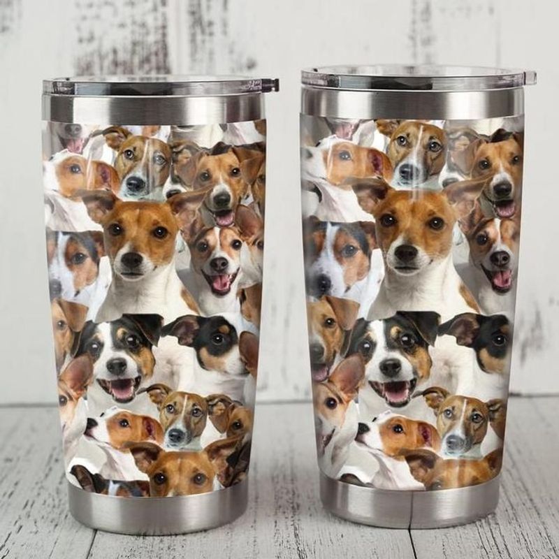 PresentsPrints, Team Jack Russell Terrier dogs tumbler all over print size 20oz-30oz
