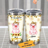 PresentsPrints, Personalized in the world full of roses be a sunflower pig bandana tumbler size 20oz-30oz