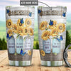 PresentsPrints, Personalized its okay to make mistakes have bad days be less than perfect do whats best for you be yourself sunflower butterfly tumbler size 20oz-30oz