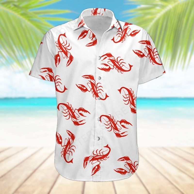 PresentsPrints, Crawfish, Hawaiian Shirt