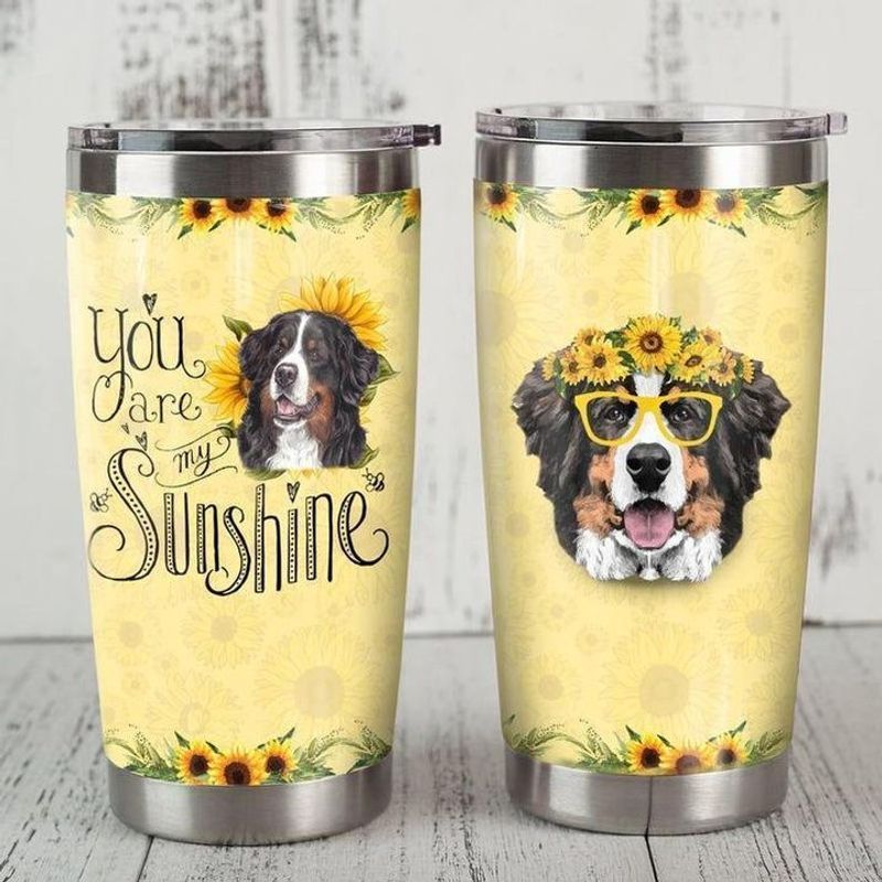 PresentsPrints, You are my sunshine bernese mountain dog sunflower tumbler all over print size 20oz-30oz