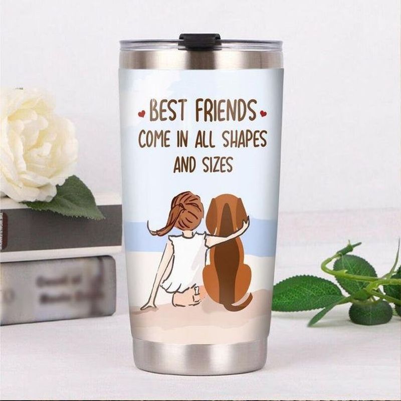 PresentsPrints, Best friend come in all shapes and size Beagle dog tumbler all over print size 20oz-30oz