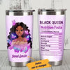 PresentsPrints, Personalized black queen nutrition facts 1 phenomenal woman melanin drippin cares given butterfly tumbler size 20oz-30oz