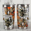 PresentsPrints, Personalized hunting deer skeleton tumbler size 20oz-30oz