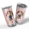 PresentsPrints, Cat and flower paw moon tumbler all over print size 20oz-30oz