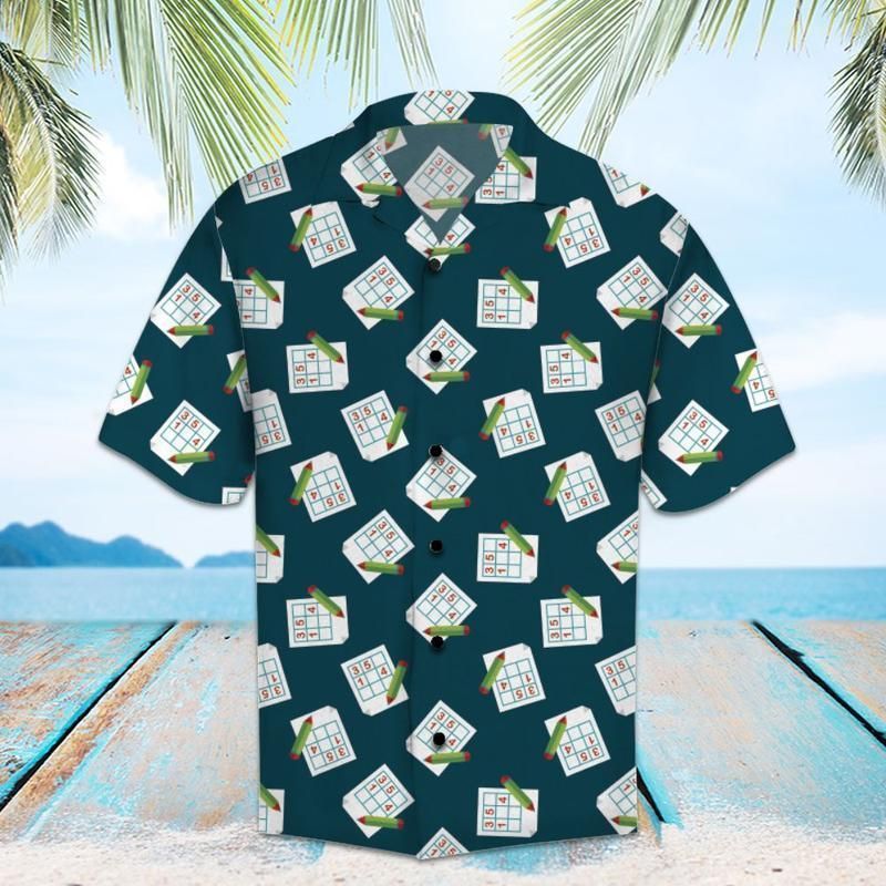 PresentsPrints, Sudoku play, Hawaiian Shirt