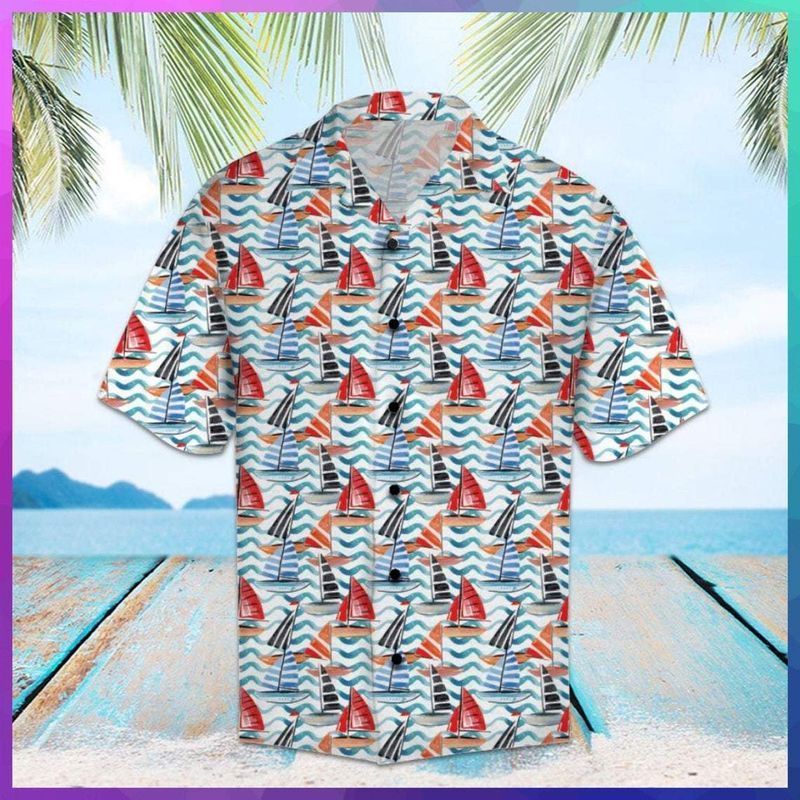 PresentsPrints, Sailing, Hawaiian Shirt