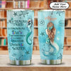 PresentsPrints, Personalized mermaid my demons tried sea tumbler size 20oz-30oz