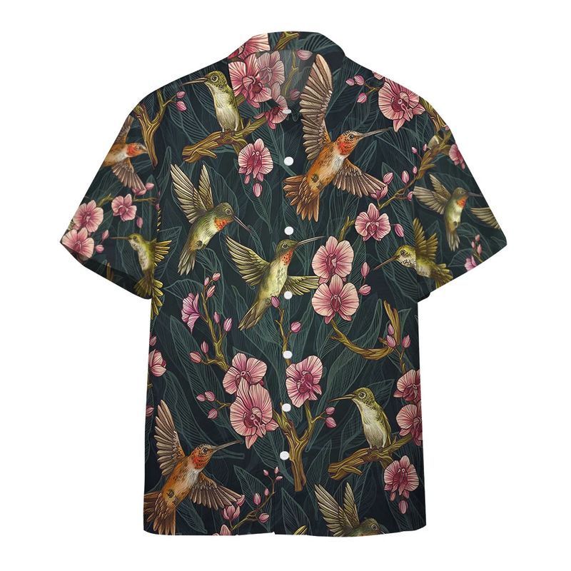 PresentsPrints, Hummingbird orchids, Hawaiian Shirt