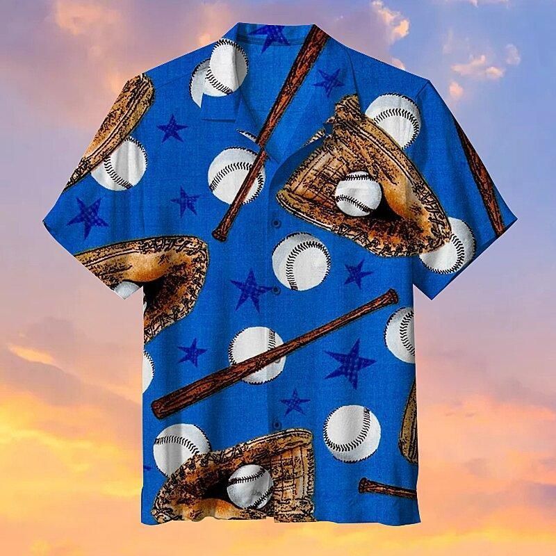 PresentsPrints, Baseball, Hawaiian Shirt