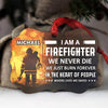 PresentsPrints, Firefighter Never Die Acrylic Ornament