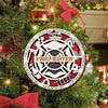 PresentsPrints, Strong Bravery Symbol For Firefighters Wood Ornament