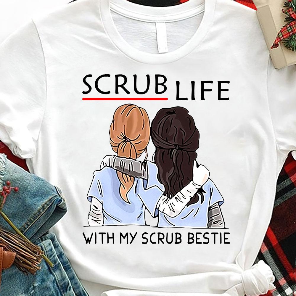 PresentsPrints, Nurse Scrub Life HHQZ1210026Z Light Classic T Shirt