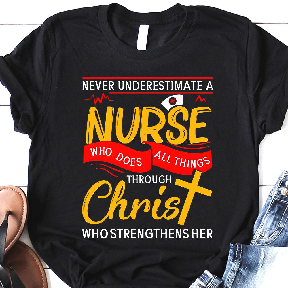 PresentsPrints, Nurse Christ ANQZ1210035Z Dark Classic T Shirt